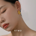 The Triple Strand Beaded C-Hoops | 18k Gold Vermeil