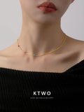 The Prism Rainbow Minimalist Choker | Sterling Silver