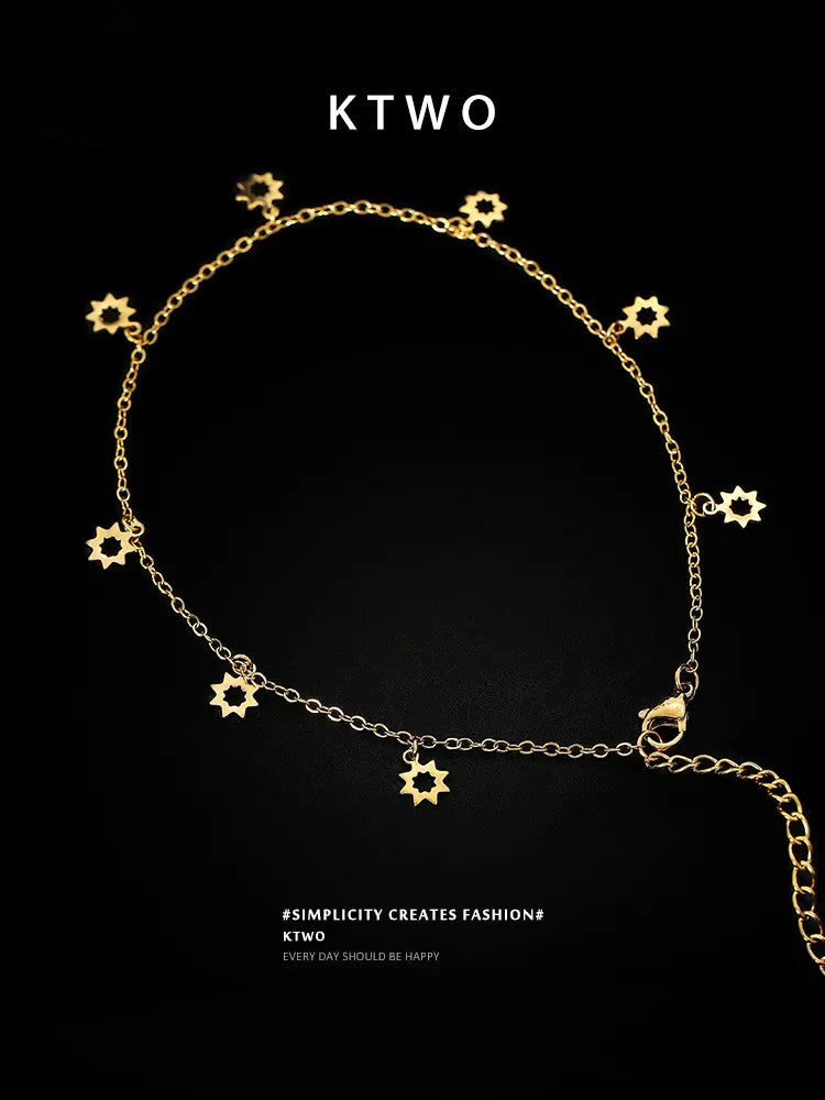 The Celestial Star Charm Anklet | Summer Essentials