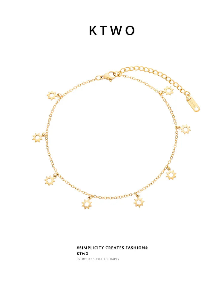 The Celestial Star Charm Anklet | Summer Essentials