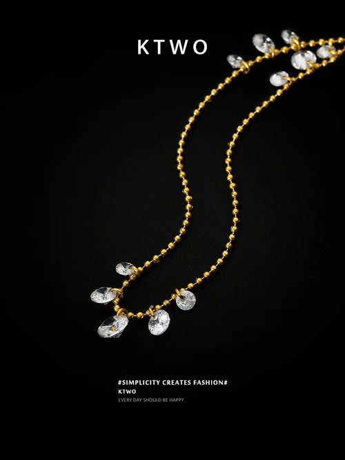 The Dainty Crystal Cluster Anklet | Sparkle Zirconia