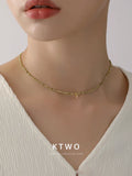 The Dainty Solitaire Sparkle Necklace | Faceted Crystal Beads