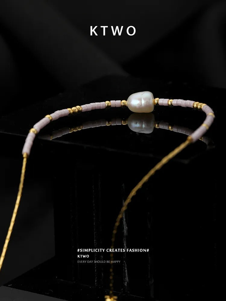 The Blush Pearl Beaded Anklet | Freshwater Pearl